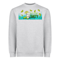 Heather Grey let's get salty with lime Heavyweight Sweatshirt - TumblerDesignByShophia