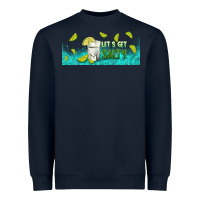 Navy let's get salty with lime Heavyweight Sweatshirt - TumblerDesignByShophia