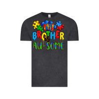 Vintage Black my brother is au some a Vintage Tee - Artiststas