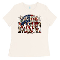 Bone baseball mom Ladies Tee - Jasminsmagicworld