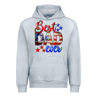 Heather Grey Best Dad Ever Urban Hoodie - LillyAllenDesigns