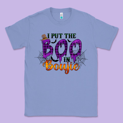 I Put The Boo In Boujie Classic Tee Designed By Racoondesign