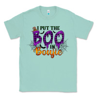 Seafoam I put the Boo in Boujie Classic Tee - RacoonDesign