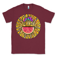 Burgundy hello summer Classic Tee - JahusDesignShop