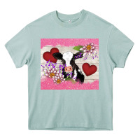 Arona lotus heart cow valentine Heavy Core Tee - AdoDesignShop