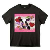 Asphalt lotus heart cow valentine Heavy Core Tee - AdoDesignShop