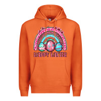 Carrot Happy Easter eggs rainbow Premium Hoodie - OliviaCreatesArt