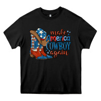 Black make america cowboy again Heavy Core Tee - MaliasSmallBusiness