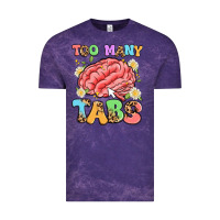 Cloud Purple too many tabs Vintage Tee - Artiststas