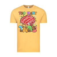Vintage Mustard too many tabs Vintage Tee - Artiststas
