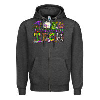 Charcoal Heather mardi gras pharmacy tech Zipper Hoodie - OliviaCreatesArt
