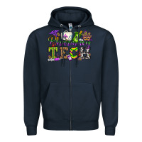 Navy mardi gras pharmacy tech Zipper Hoodie - OliviaCreatesArt