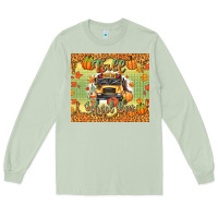 Matcha fall school bus Long Sleeve Tee - texasbilliewilder