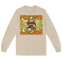 Mushroom fall school bus Long Sleeve Tee - texasbilliewilder