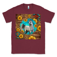 Burgundy arabian horse Classic Tee - LillyAllenDesigns