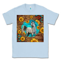 Dusty Blue arabian horse Classic Tee - LillyAllenDesigns