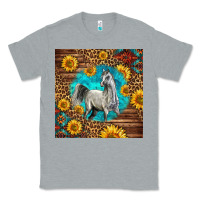 Heather Grey arabian horse Classic Tee - LillyAllenDesigns