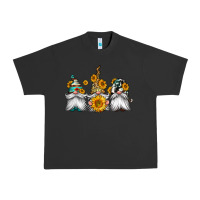 Pigment Black western sunflowers gnomes Urban Heavy Tee - Jasminsmagicworld