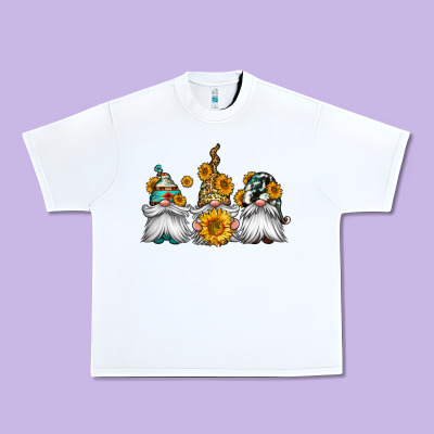 Western Sunflowers Gnomes Urban Heavy Tee Designed By Jasminsmagicworld