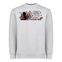 Heather Grey i am the storm with girl and butterflies Heavyweight Sweatshirt - TumblerDesignByShophia