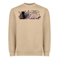 Mushroom i am the storm with girl and butterflies Heavyweight Sweatshirt - TumblerDesignByShophia