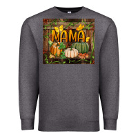 Charcoal Heather mama pumpkin tumbler Premium Sweatshirt - BundleAndBundleShop