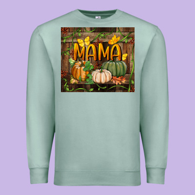Mama Pumpkin Tumbler Premium Sweatshirt Designed By Bundleandbundleshop