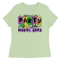 Matcha aint no party like mardi gras Ladies Tee - MaliasSmallBusiness