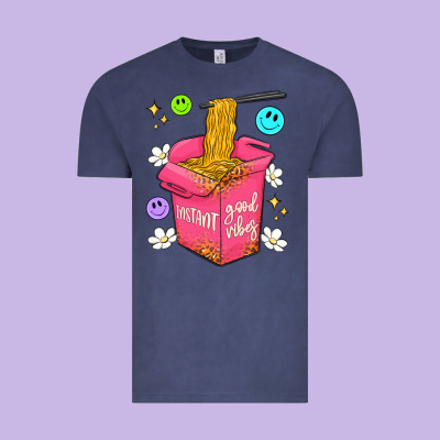 Instant Good Vibes Vintage Tee Designed By Artiststas