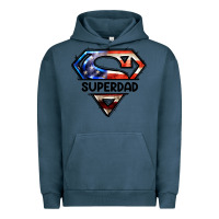 Pigment Midnight Navy American Superdad Urban Hoodie - LillyAllenDesigns