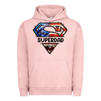Pigment Salmon American Superdad Urban Hoodie - LillyAllenDesigns