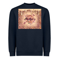 Navy happy mother's day with roses Heavyweight Sweatshirt - TumblerDesignByShophia