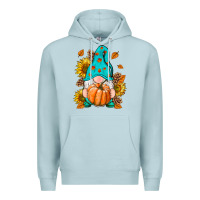 Blue Mist Fall Gnome Premium Hoodie - RanaPortraitStore