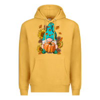 Mustard Fall Gnome Premium Hoodie - RanaPortraitStore