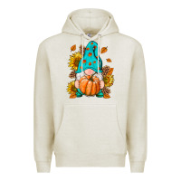 Oatmeal Heather Fall Gnome Premium Hoodie - RanaPortraitStore