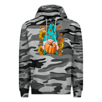 Slate Camo Fall Gnome Premium Hoodie - RanaPortraitStore