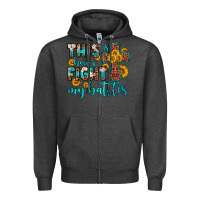 Charcoal Heather this is how i fight my battles Zipper Hoodie - OliviaCreatesArt