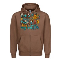Chestnut this is how i fight my battles Zipper Hoodie - OliviaCreatesArt