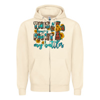 Sandshell this is how i fight my battles Zipper Hoodie - OliviaCreatesArt