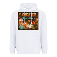 White sweater weather tumbler Heavyweight Hoodie - BundleAndBundleShop