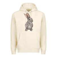 Tofu Easter bunny Premium Hoodie - OliviaCreatesArt