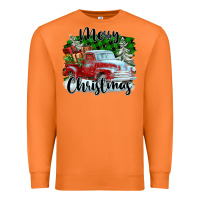 Carrot Merry Christmas Truck With Gifts Premium Sweatshirt - FaDigitalArtStudio