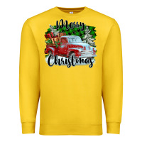 Lemon Merry Christmas Truck With Gifts Premium Sweatshirt - FaDigitalArtStudio