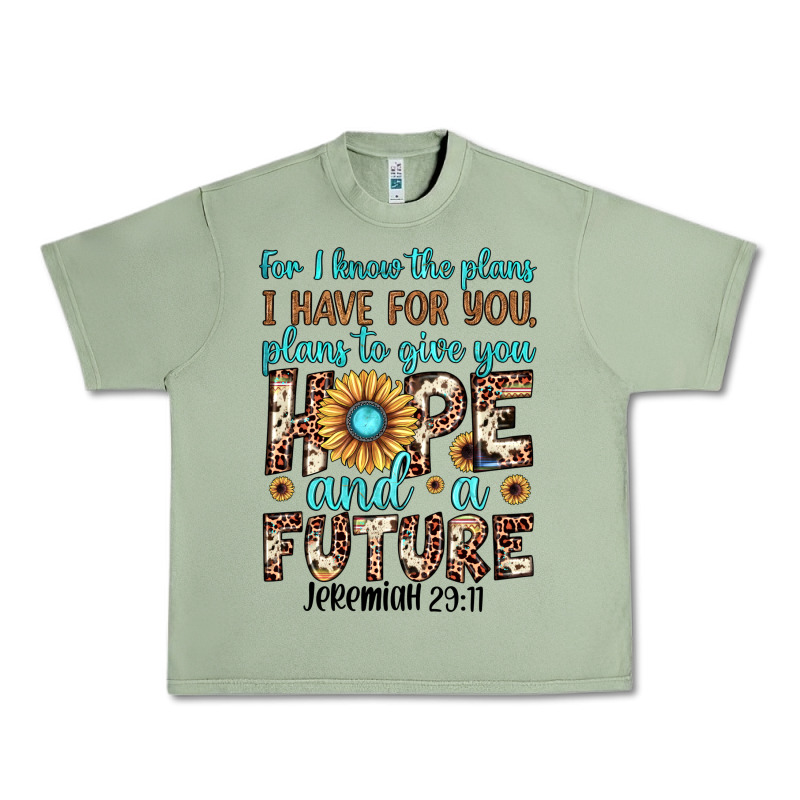 For I Know The Plans I Have For You Plans To Give You Hope And A Futur Urban Heavy Tee by JahusDesignShop | Teevron