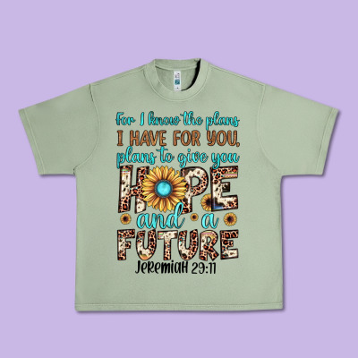 For I Know The Plans I Have For You Plans To Give You Hope And A Futur Urban Heavy Tee Designed By Jahusdesignshop