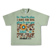 Oil Green for i know the plans i have for you plans to give you hope and a futur Urban Heavy Tee - JahusDesignShop