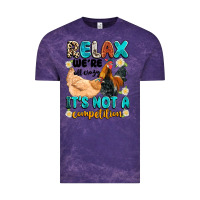 Cloud Purple relax we're all crazy it's not a competition Vintage Tee - Artiststas