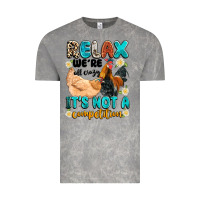 Cloud Rock relax we're all crazy it's not a competition Vintage Tee - Artiststas