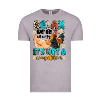 Vintage Zinc relax we're all crazy it's not a competition Vintage Tee - Artiststas