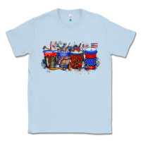 Dusty Blue labor day drink Classic Tee - RacoonDesign